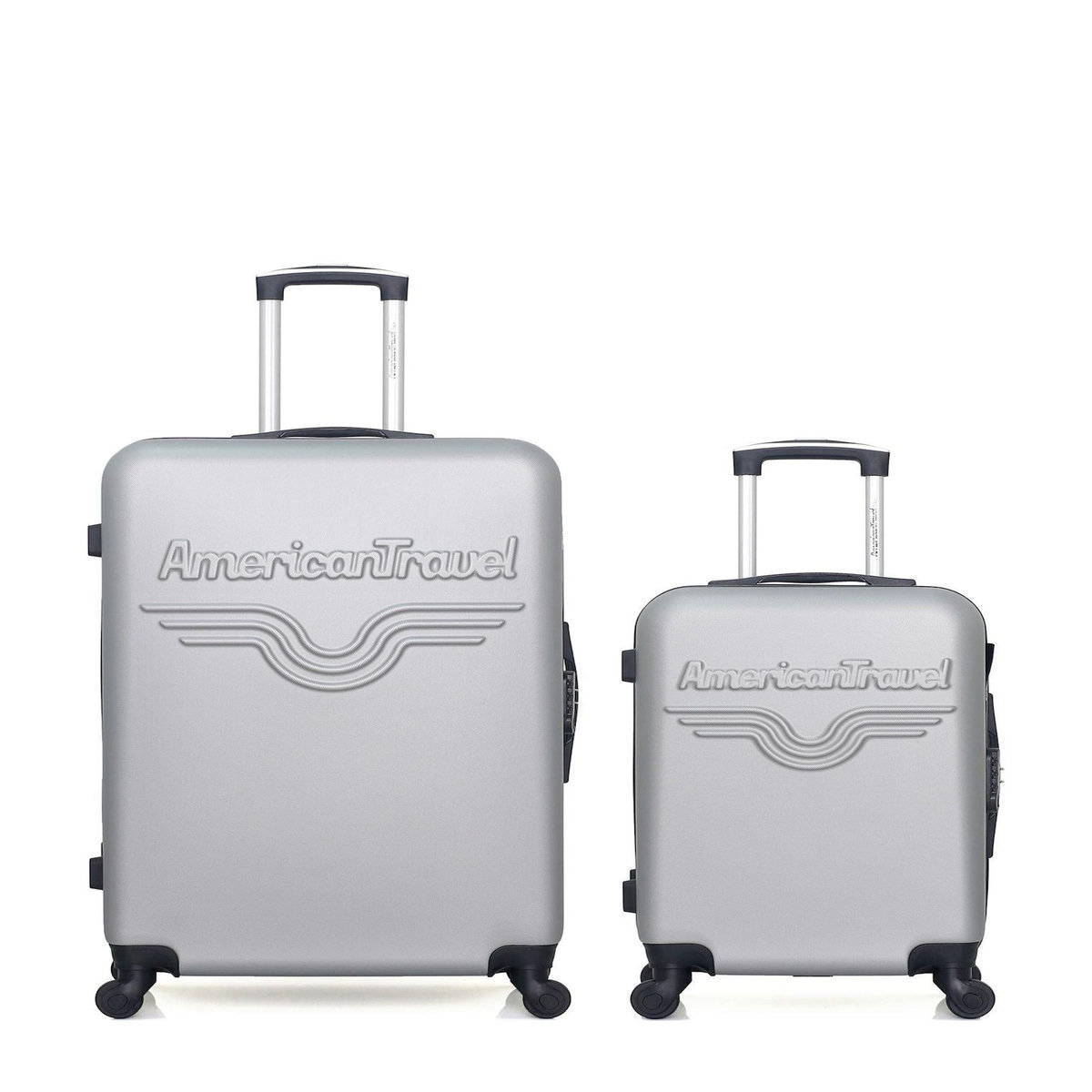 AMERICAN TRAVEL AMERICAN TRAVEL - LOT DE 2 - Valise Grand Format et Valise Cabine CHELSEA