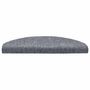 Voir la diapositive 3 : VIDAXL Tapis d'escalier autocollant 20 pcs gris clair 65x21x4 cm