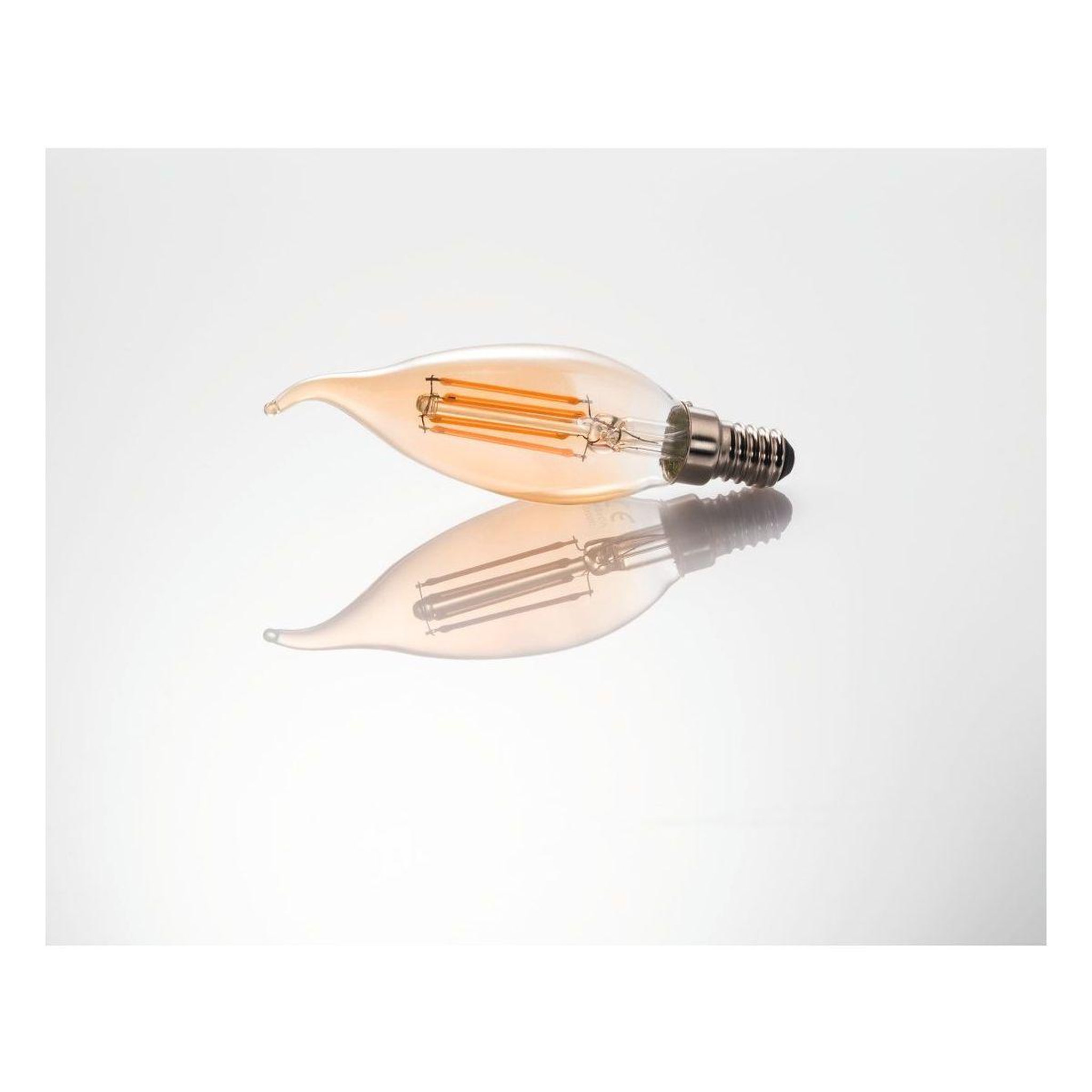 Voir la diapositive 3 : XAVAX Ampoule LED E14 4W Flamme