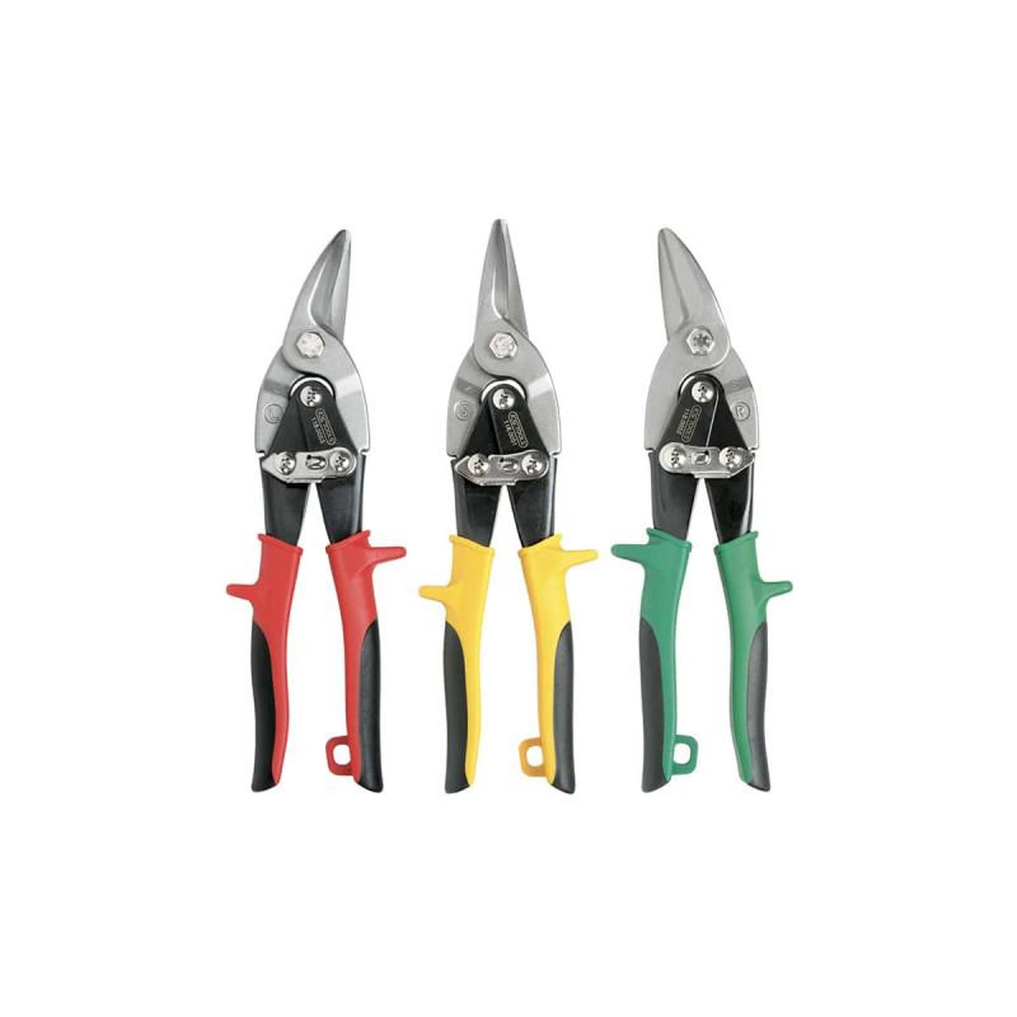 Ks Tools Jeu de cisailles à tôles ks tools - 3 pcs - 118.0050