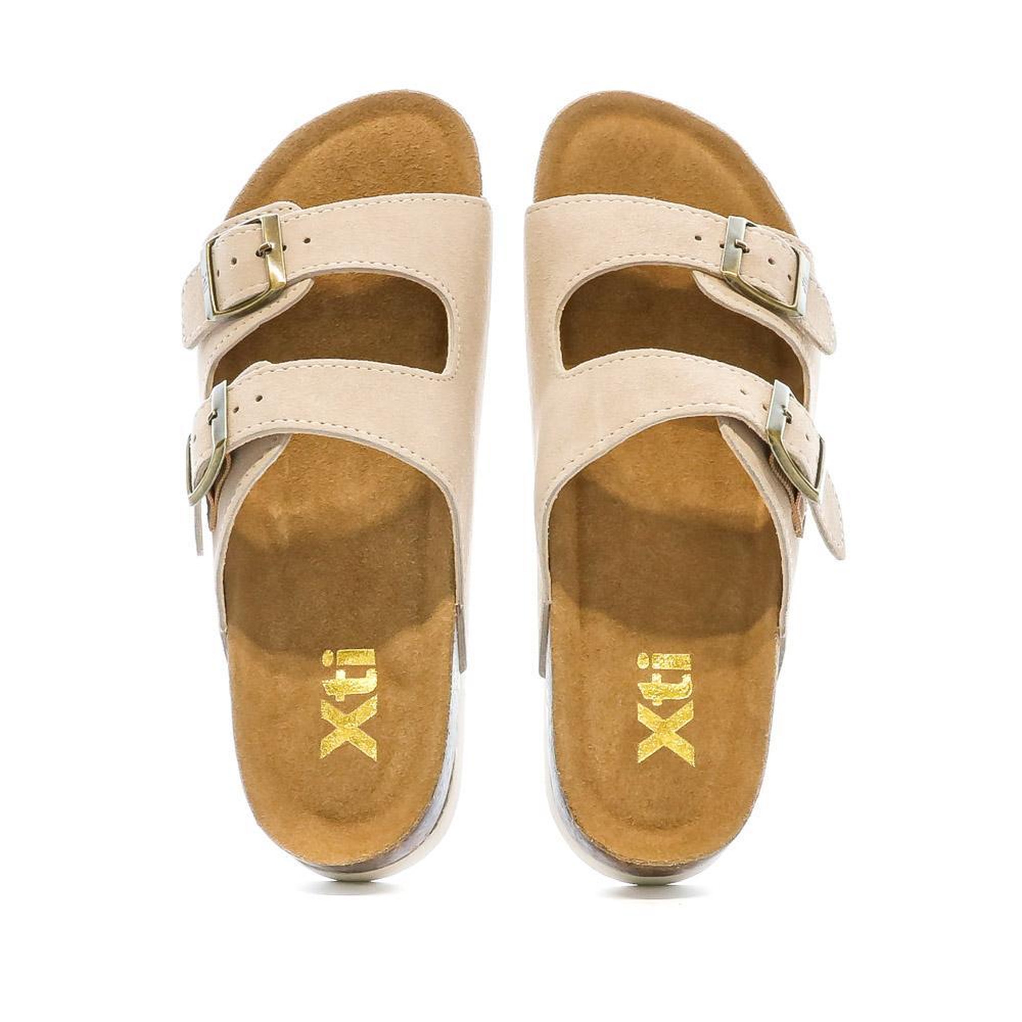 Voir la diapositive 5 : XTI Sandales Beige Femme Xti Cuir 142552