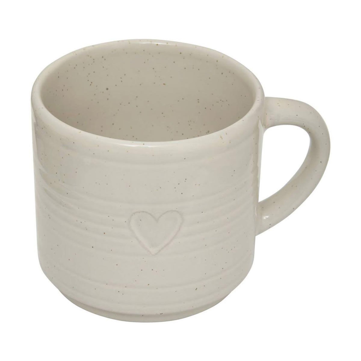 SECRET DE GOURMET Lot de 2 Mugs en Céramique  Adèle  42cl Blanc