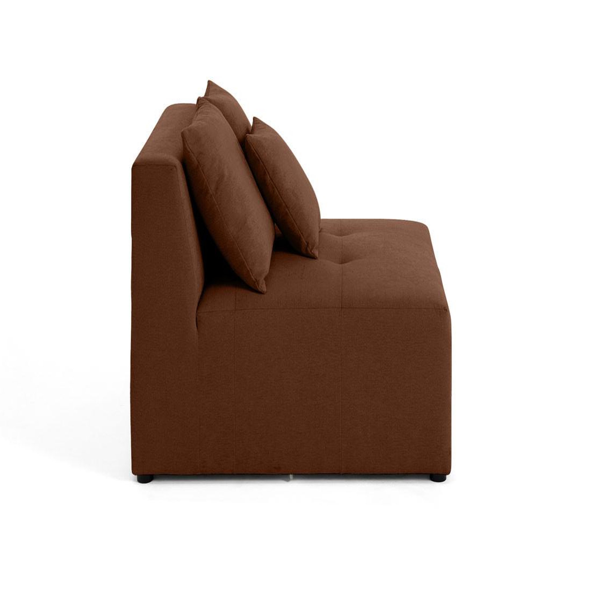 Voir la diapositive 3 : LISA DESIGN Amalfi - module d'assise sans accoudoirs - 1 place - en tissu