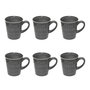 Voir la diapositive 1 : SECRET DE GOURMET Lot de 6 Mugs à Café  Joel  20cl Gris