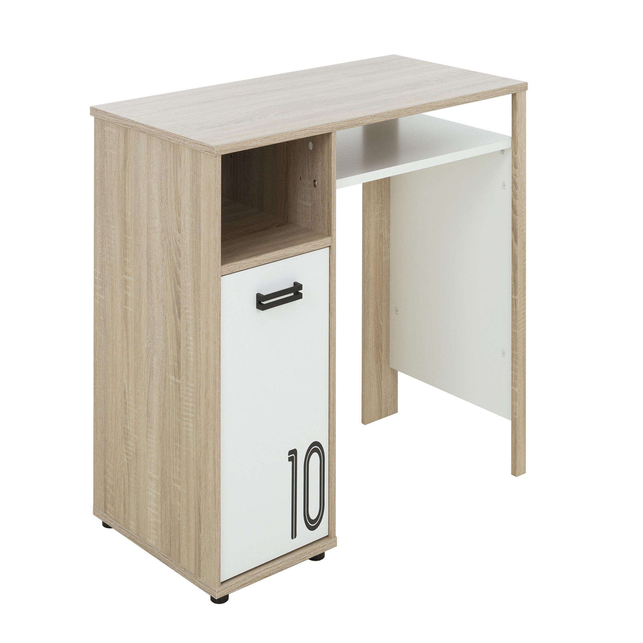 Voir la diapositive 1 : Bureau enfant 1 porte L120xH74xP60cm ALLAN