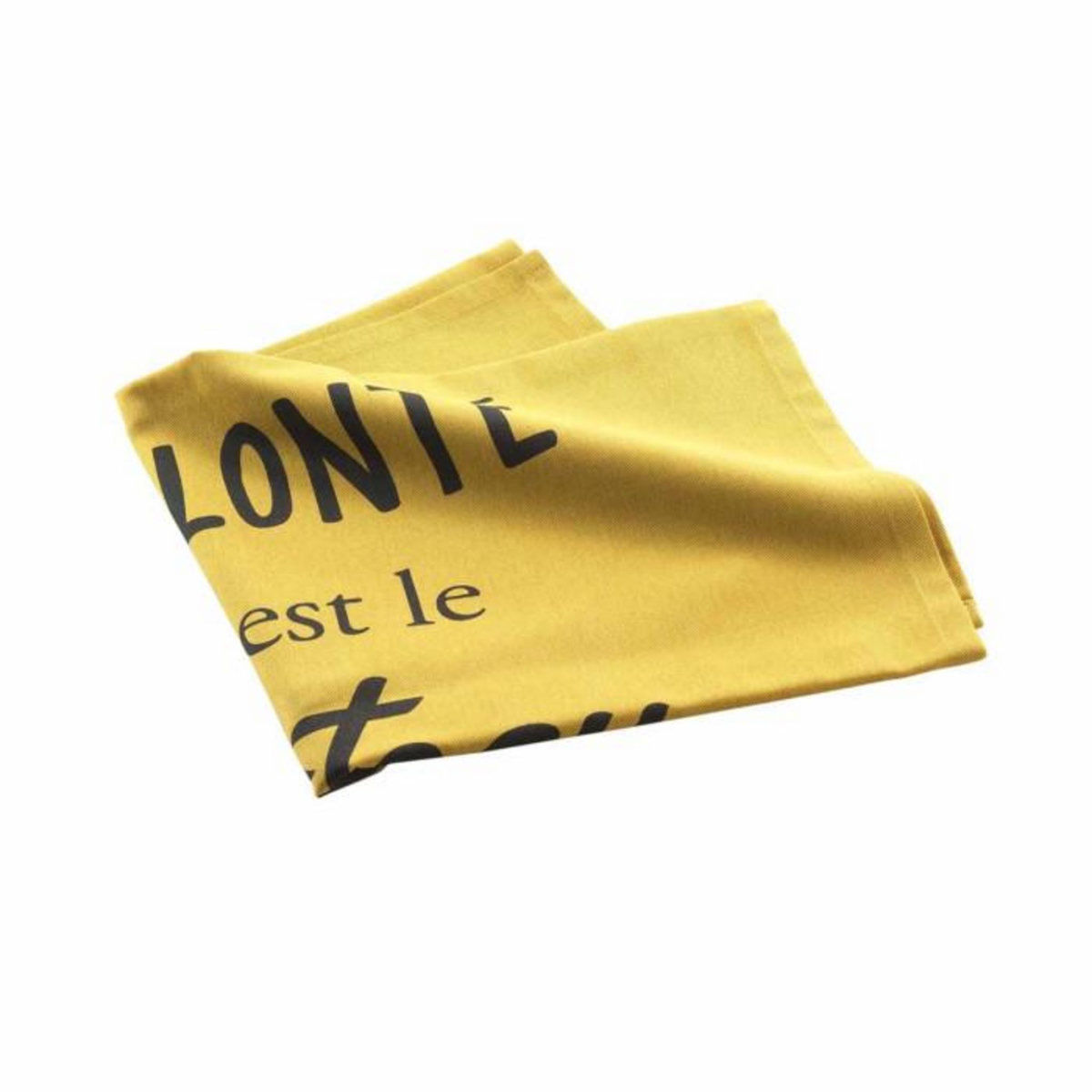 Paris Prix Torchon de Cuisine  Gourmandise  50x70cm Jaune