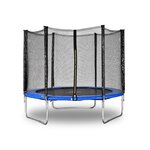 JARDIDECO Trampoline Atlas Ø 2,44 m Bleu - Jardideco
