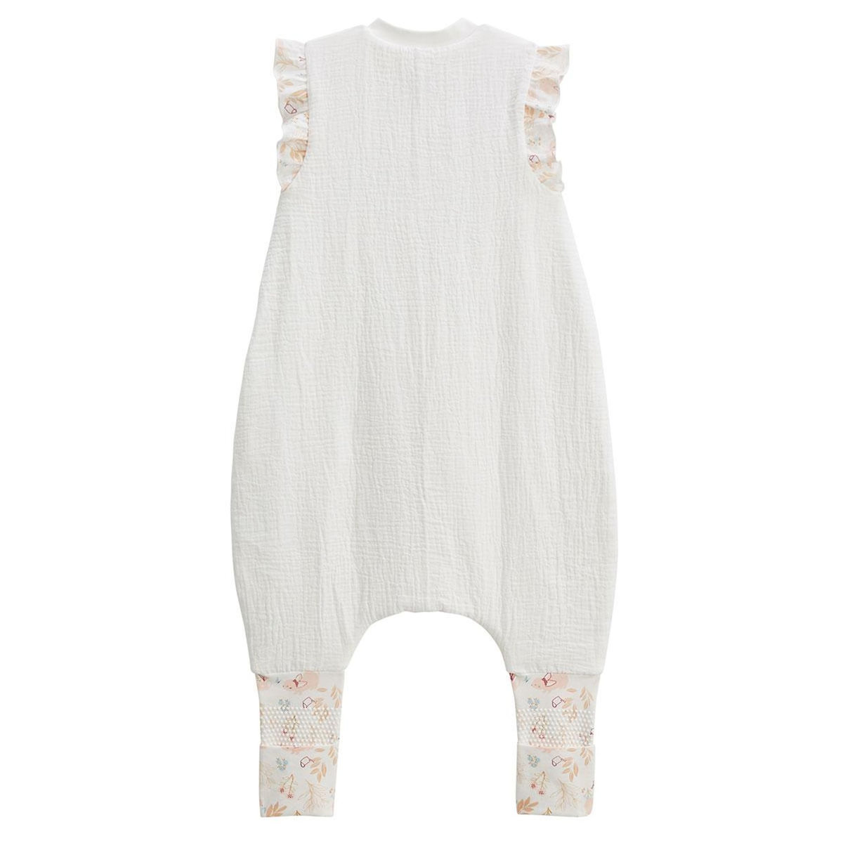 Petit Béguin Turbulette TOG 0,5 en gaze de coton avec pieds retroussables Praline