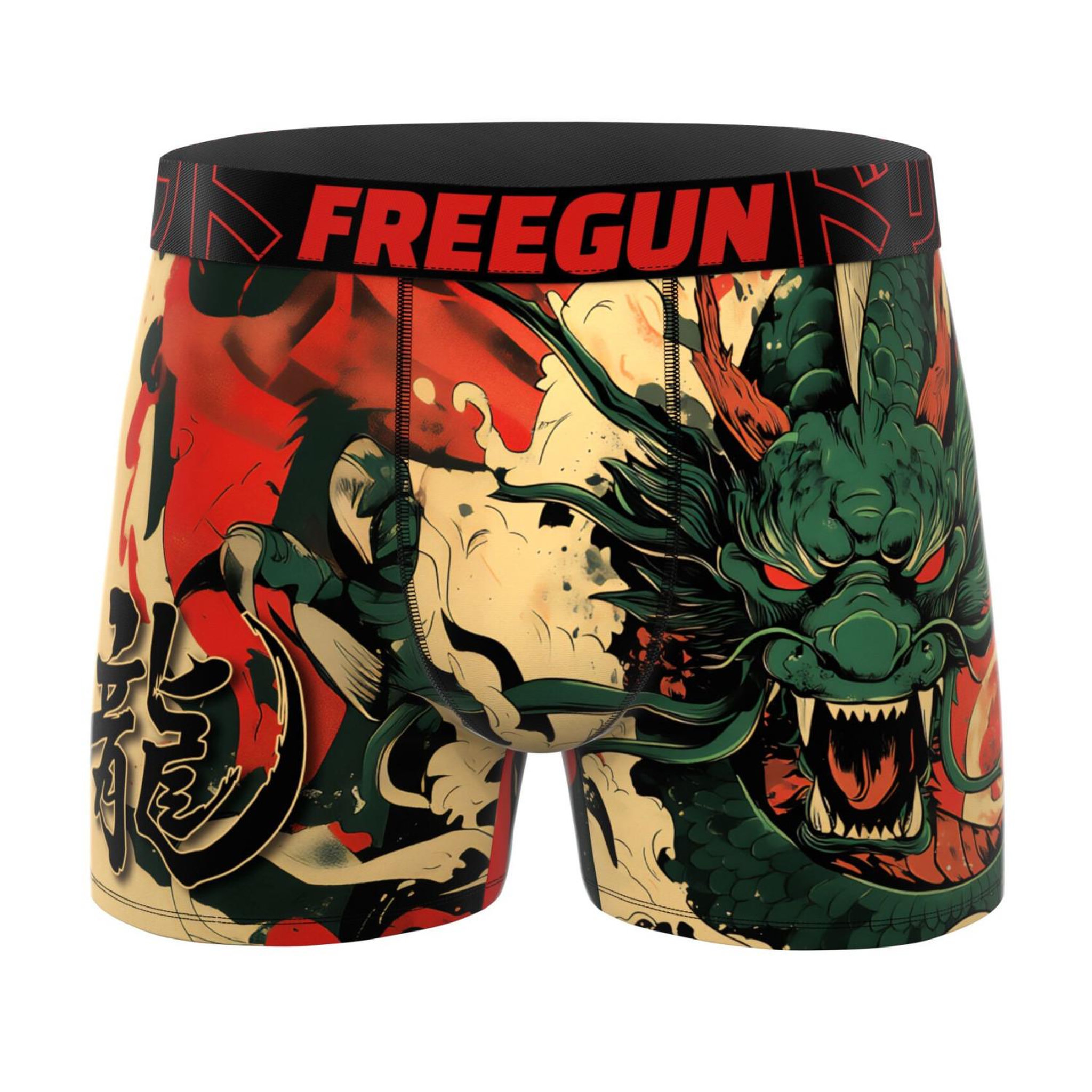 Voir la diapositive 3 : FREEGUN Lot de 3 boxers homme collection mangaka