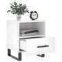 Voir la diapositive 3 : VIDAXL Tables de chevet 2 pcs blanc brillant 40x35x47,5 cm