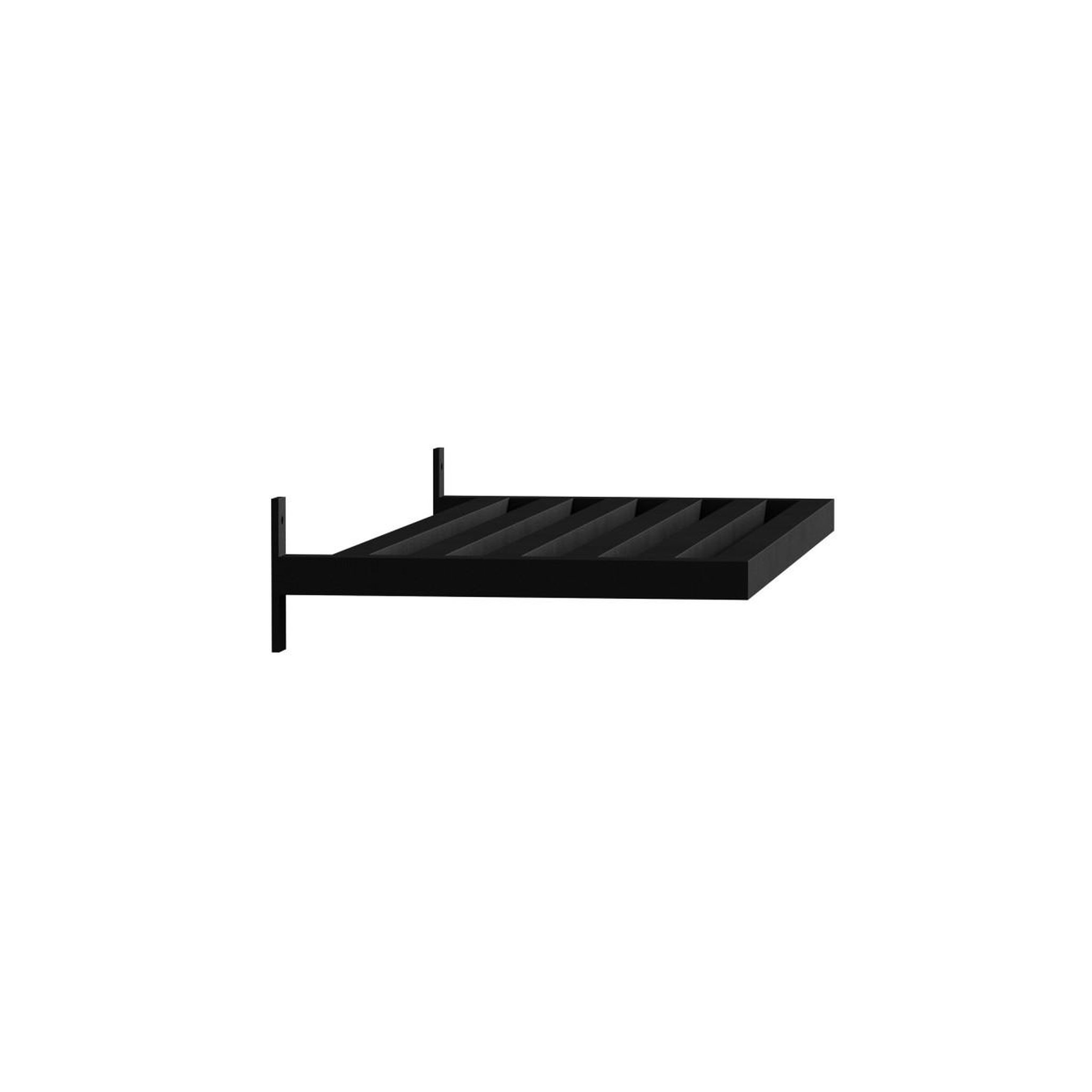 Voir la diapositive 3 : Paris Prix Étagère murale d'appoint  caen  35cm noir