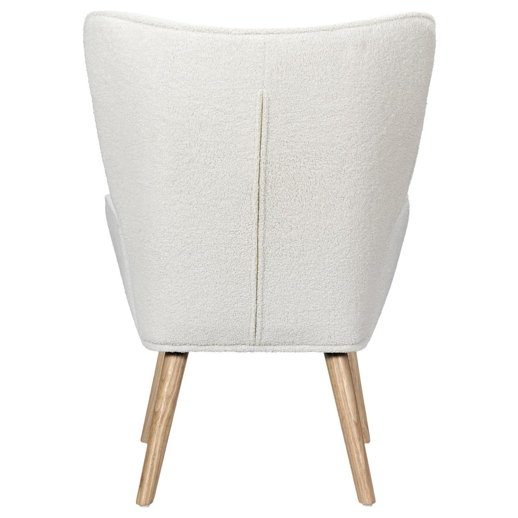 Voir la diapositive 5 : The Home Deco Factory Fauteuil de salon en bouclette rhea