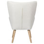 Voir la diapositive 5 : The Home Deco Factory Fauteuil de salon en bouclette RHEA