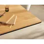 LISA DESIGN Belize - table à manger extensible - bois et métal - 200 à 292 cm -