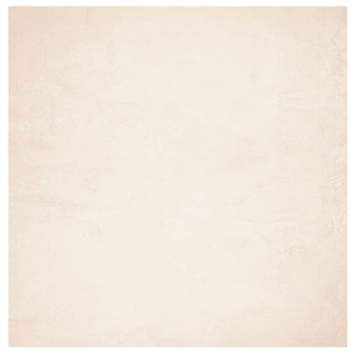 VIDAXL Tapis HUARTE a poils courts doux et lavable beige 120x120 cm