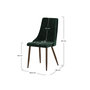 Voir la diapositive 4 : Rendez vous déco Lot de 2 chaises en velours vert-Vinni