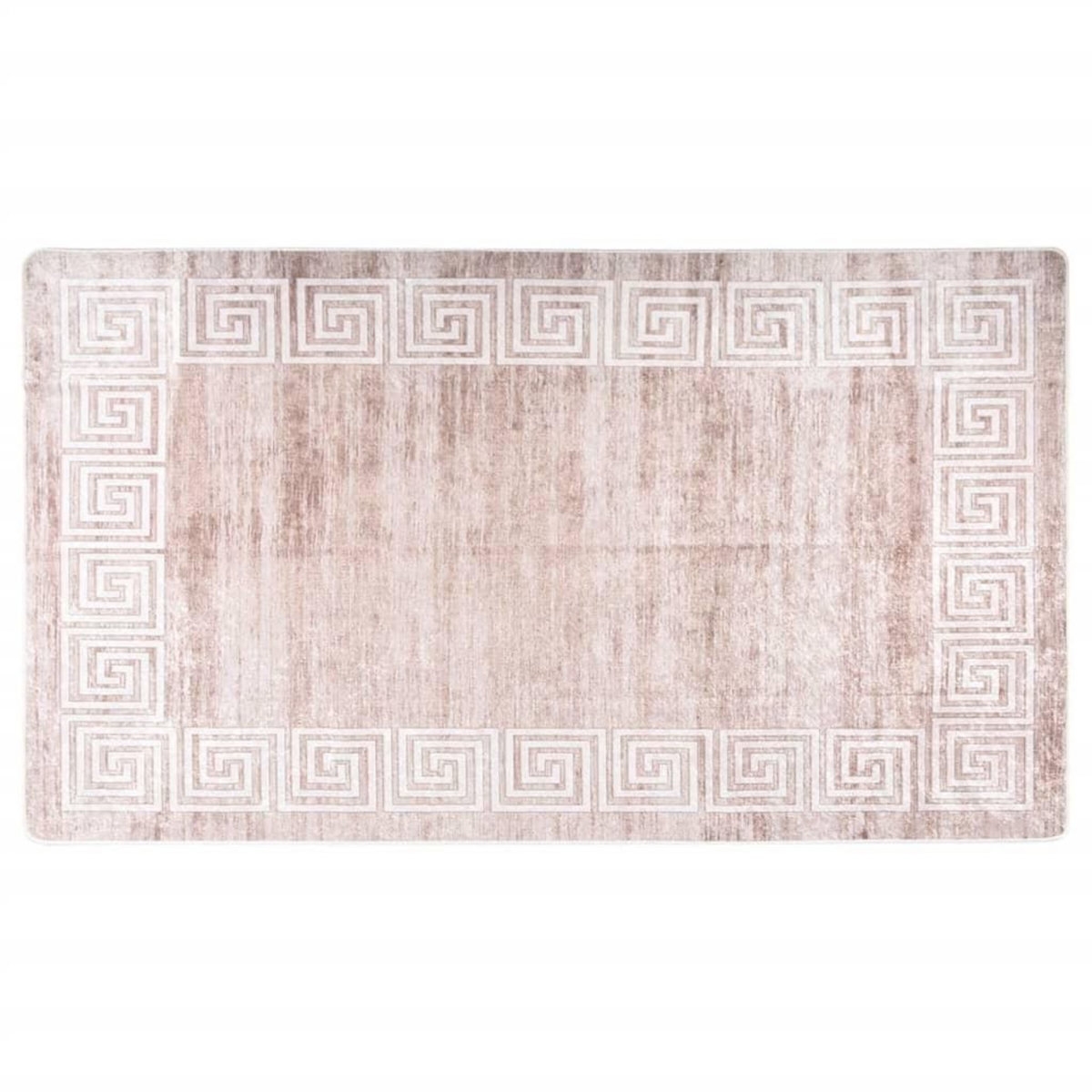 VIDAXL Tapis lavable antiderapant 190x300 cm beige