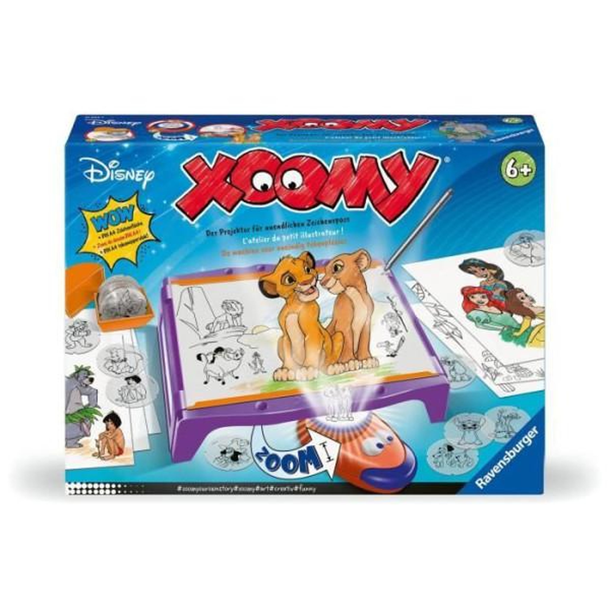 RAVENSBURGER Xoomy maxi disney, table a dessiner, dessin, mixte, activité créative, des 6 ans, 23946, ravensburger