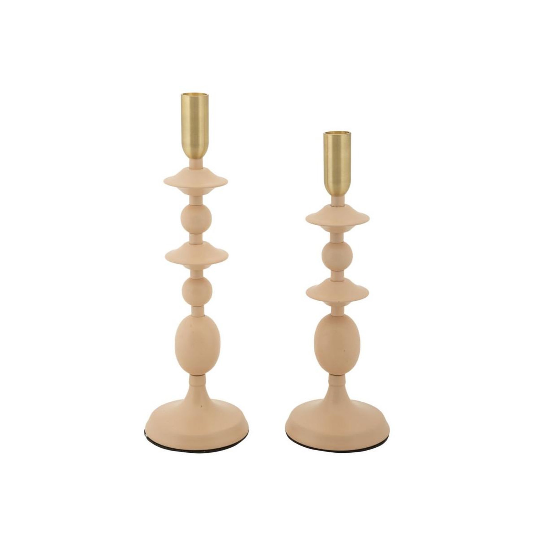 Paris Prix Lot de 2 chandeliers  gemini  33cm rose & or