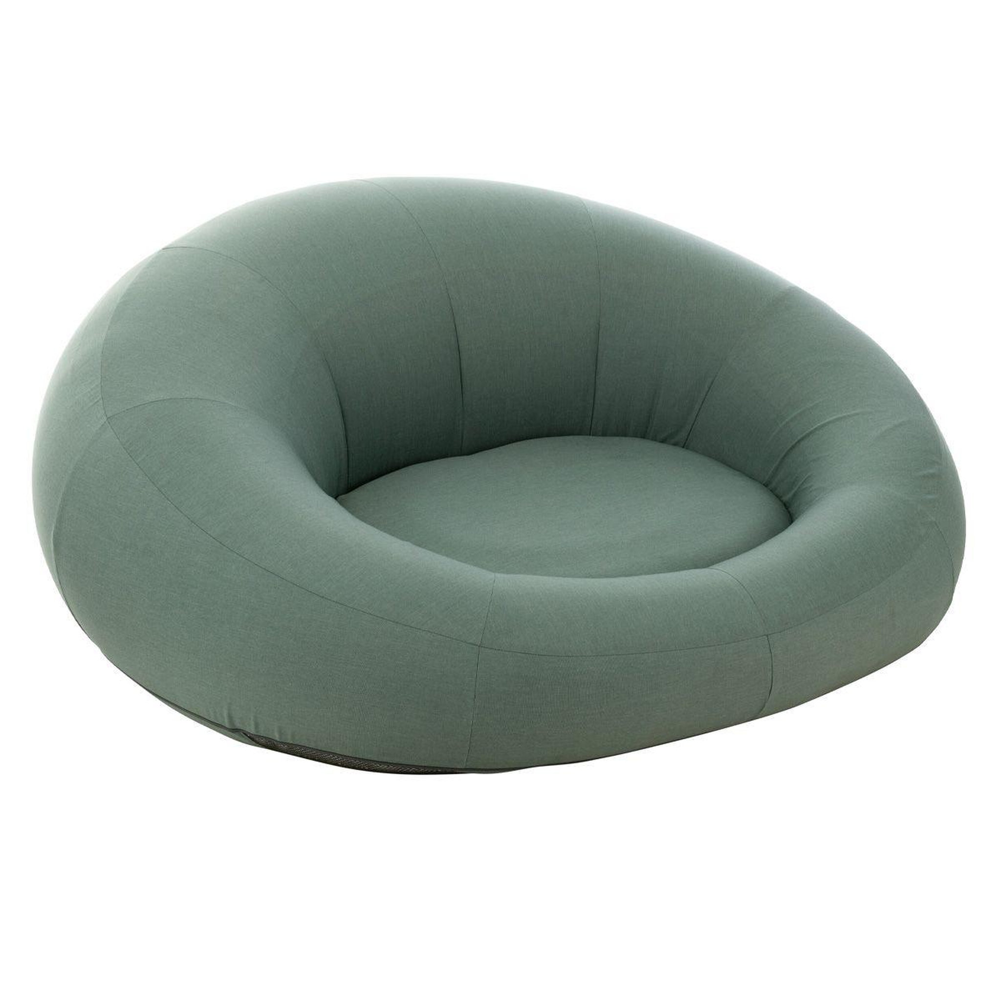 J-LINE Pouf de jardin  donut  175cm vert