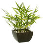 Voir la diapositive 1 : ATMOSPHERA Plante Artificielle en Pot  Bambou  35cm Noir