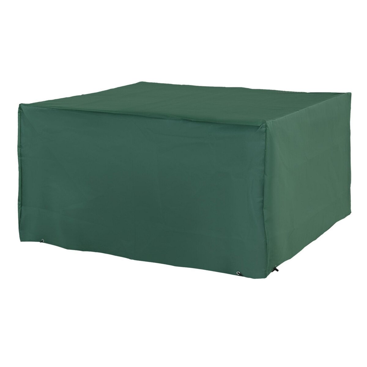 HOMCOM Housse de protection etanche pour meuble salon de jardin  rectangulaire 135L x 135l x 75H cm vert pas cher 
