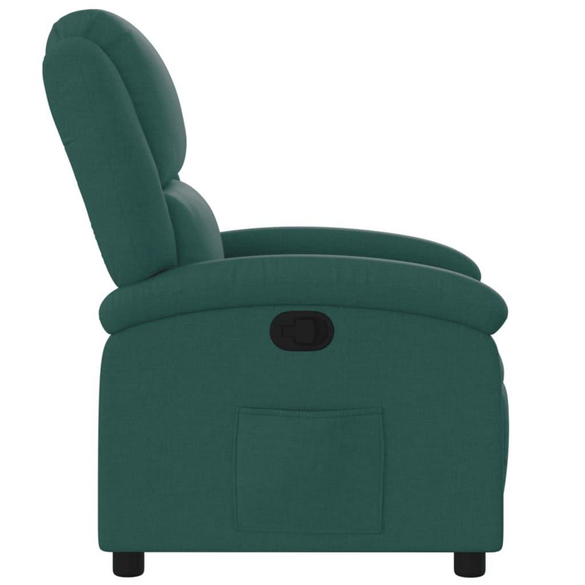 VIDAXL Fauteuil inclinable Vert fonce Tissu
