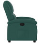 Voir la diapositive 4 : VIDAXL Fauteuil inclinable Vert fonce Tissu