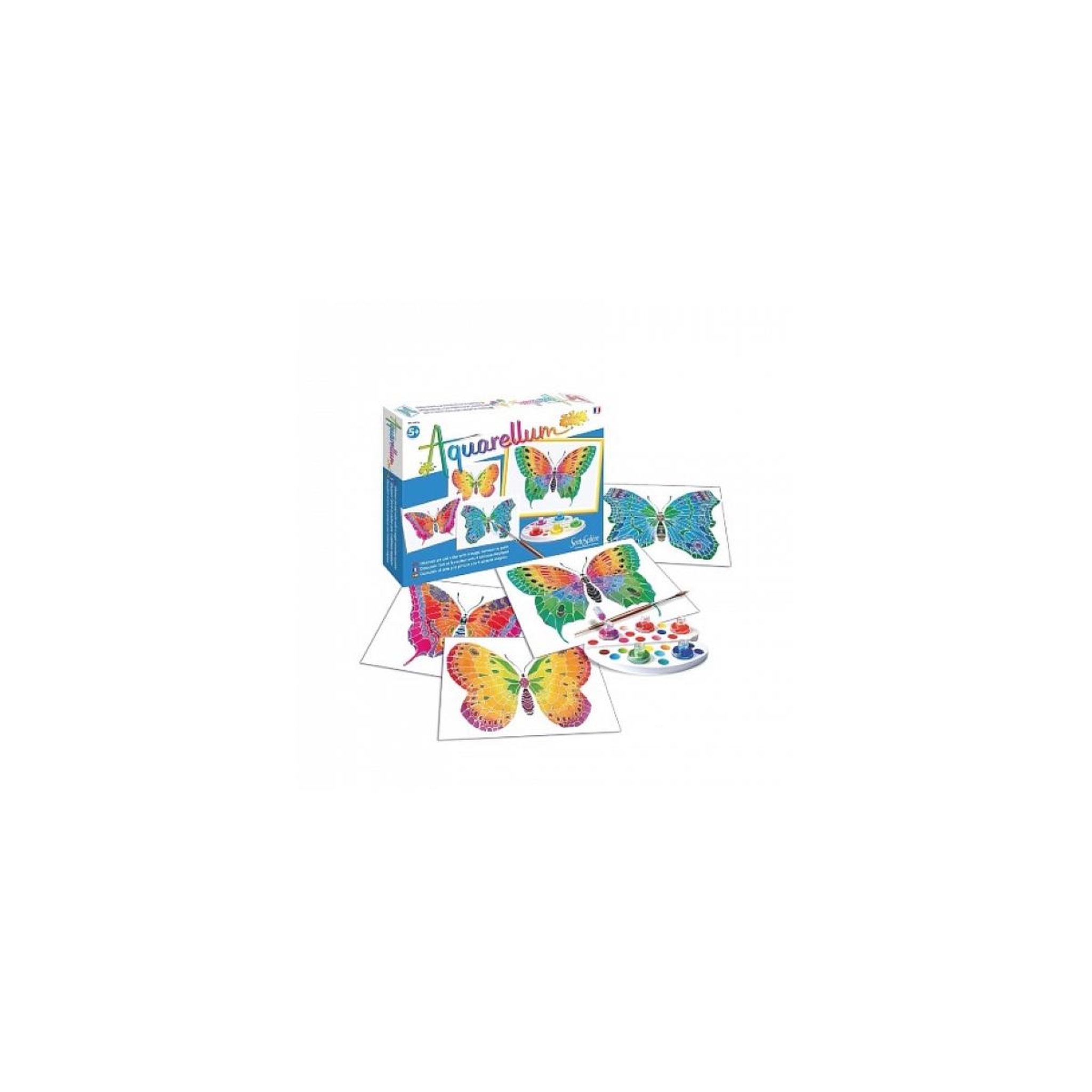 Voir la diapositive 2 : Sentosphere Aquarellum Junior Papillons