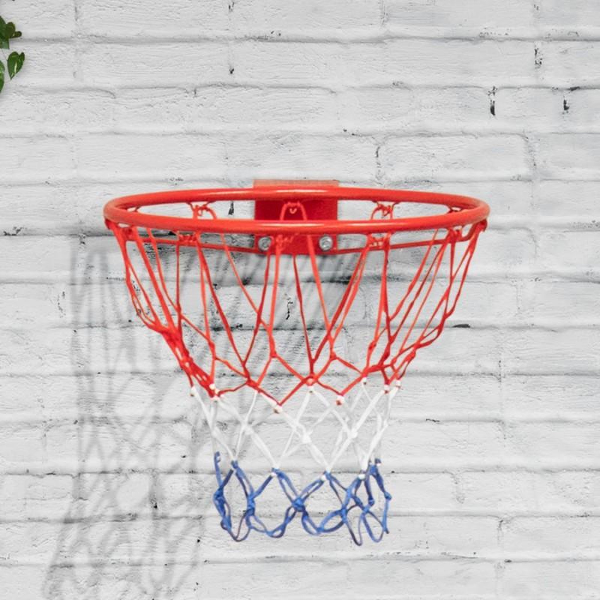 Voir la diapositive 3 : BUMBER Pack arceau de basket  rouge ( 45 cm) et filet phosphorescent inclus