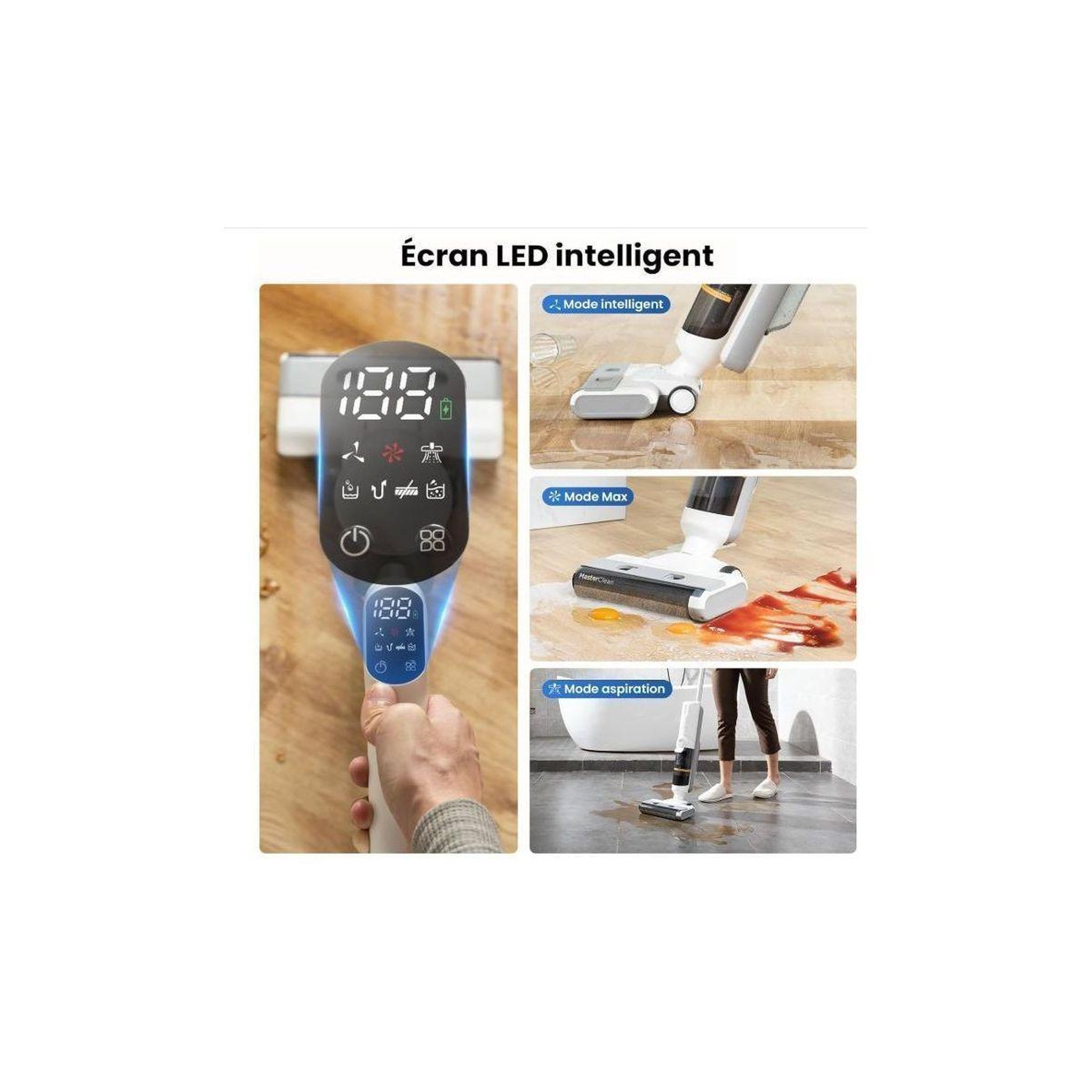 Voir la diapositive 3 : ESSENTIEL B Aspirateur laveur ecfwvc100