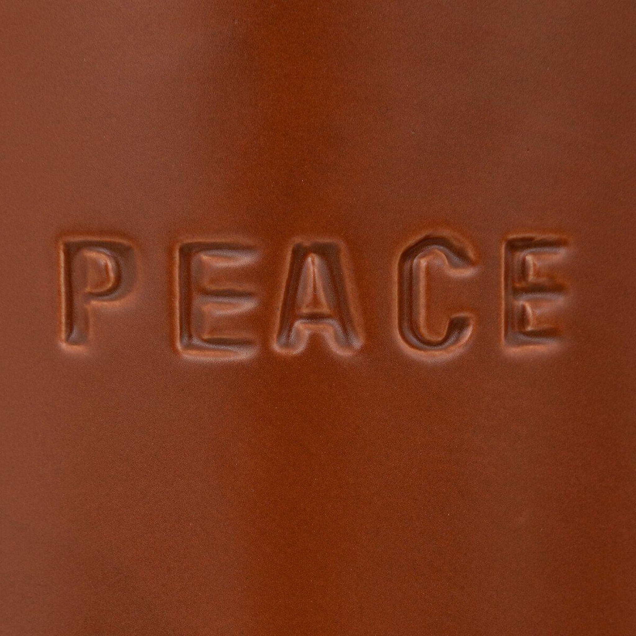 Voir la diapositive 2 : ATMOSPHERA Cache-Pot en Céramique  Avi  14cm Caramel