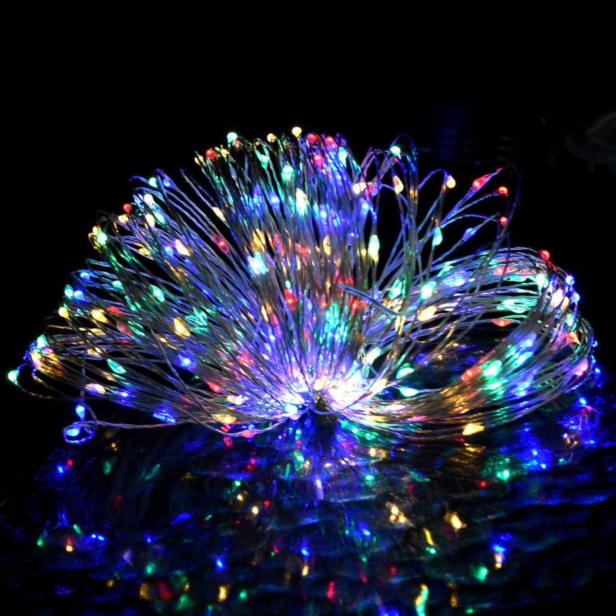 Voir la diapositive 3 : VIDAXL Guirlande LED avec 300 LED Multicolore 30 m