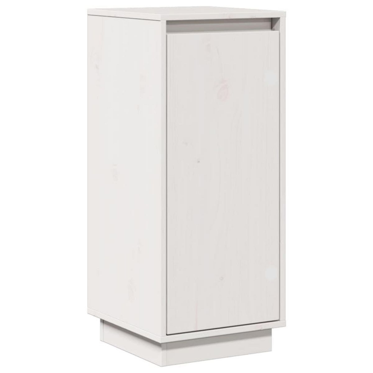 VIDAXL Buffet Blanc 31,5x34x75 cm Bois massif de pin