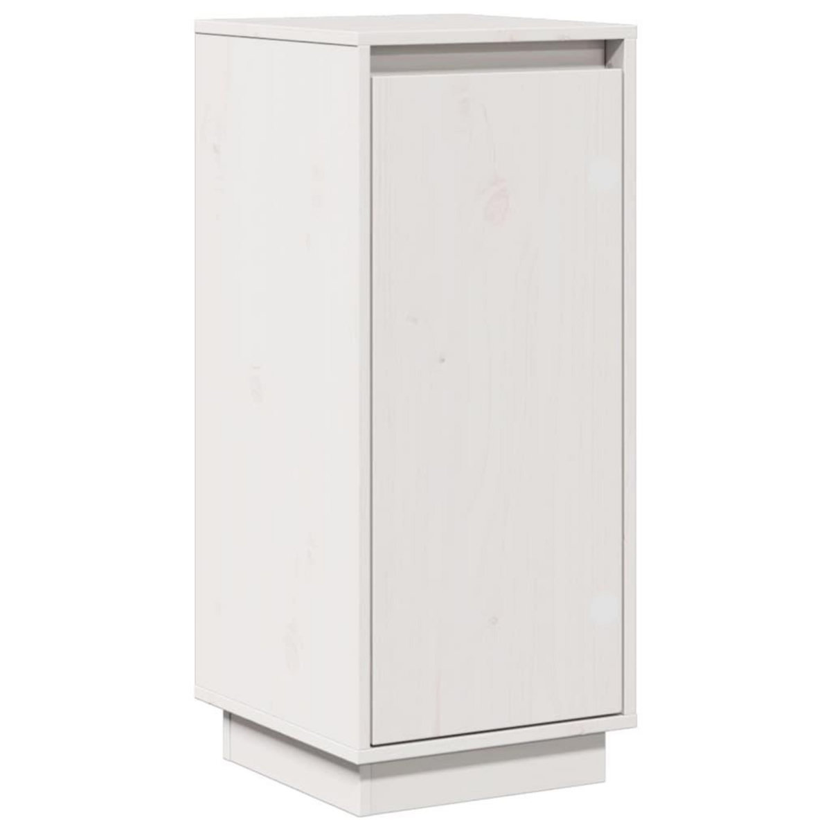 VIDAXL Buffet Blanc 31,5x34x75 cm Bois massif de pin