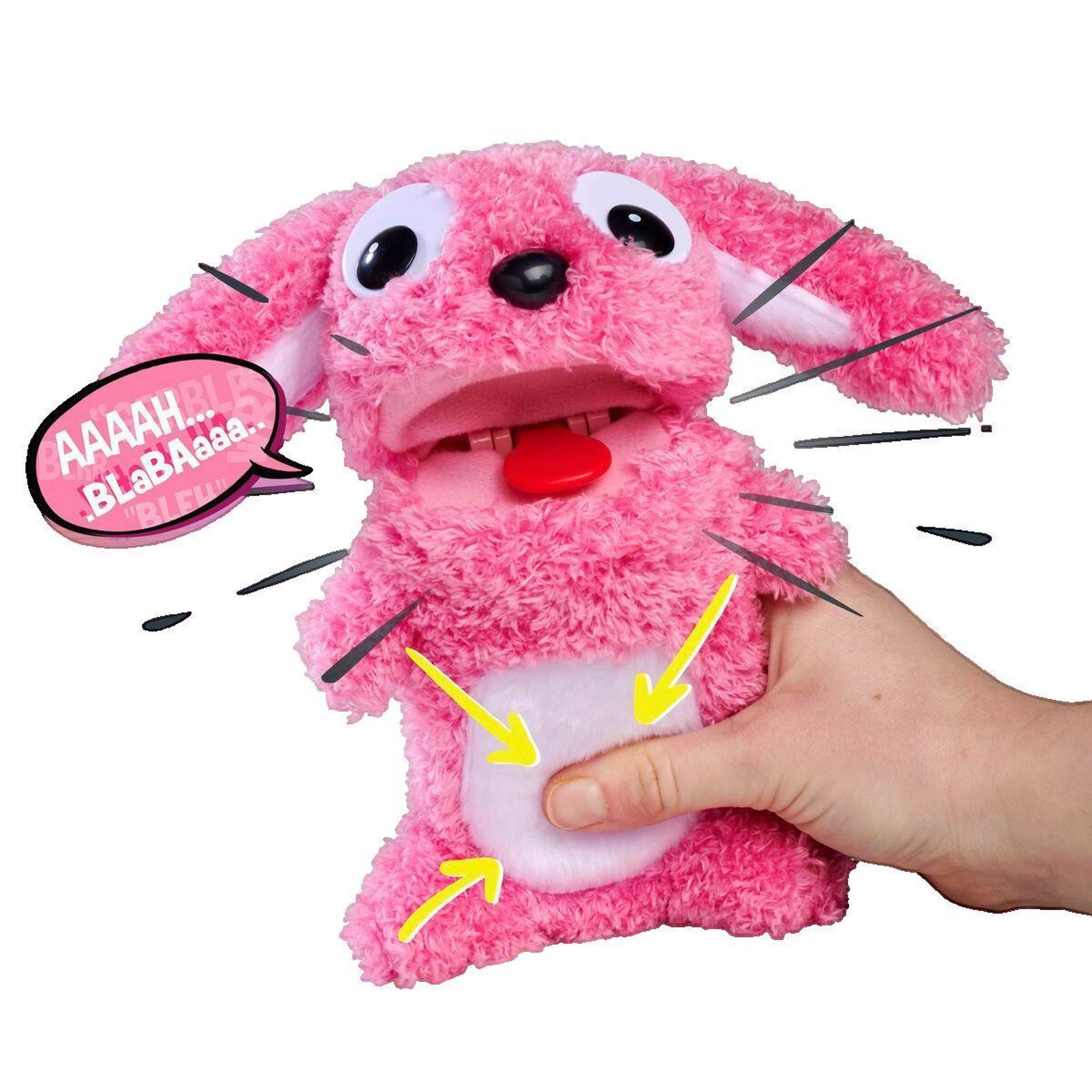 Voir la diapositive 2 : SILVERTORN Smoby - Screamerz - Peluche intéractive amusante - Lapin - 27 cm - Bruits en la secouant ou appuyant sur le bouton
