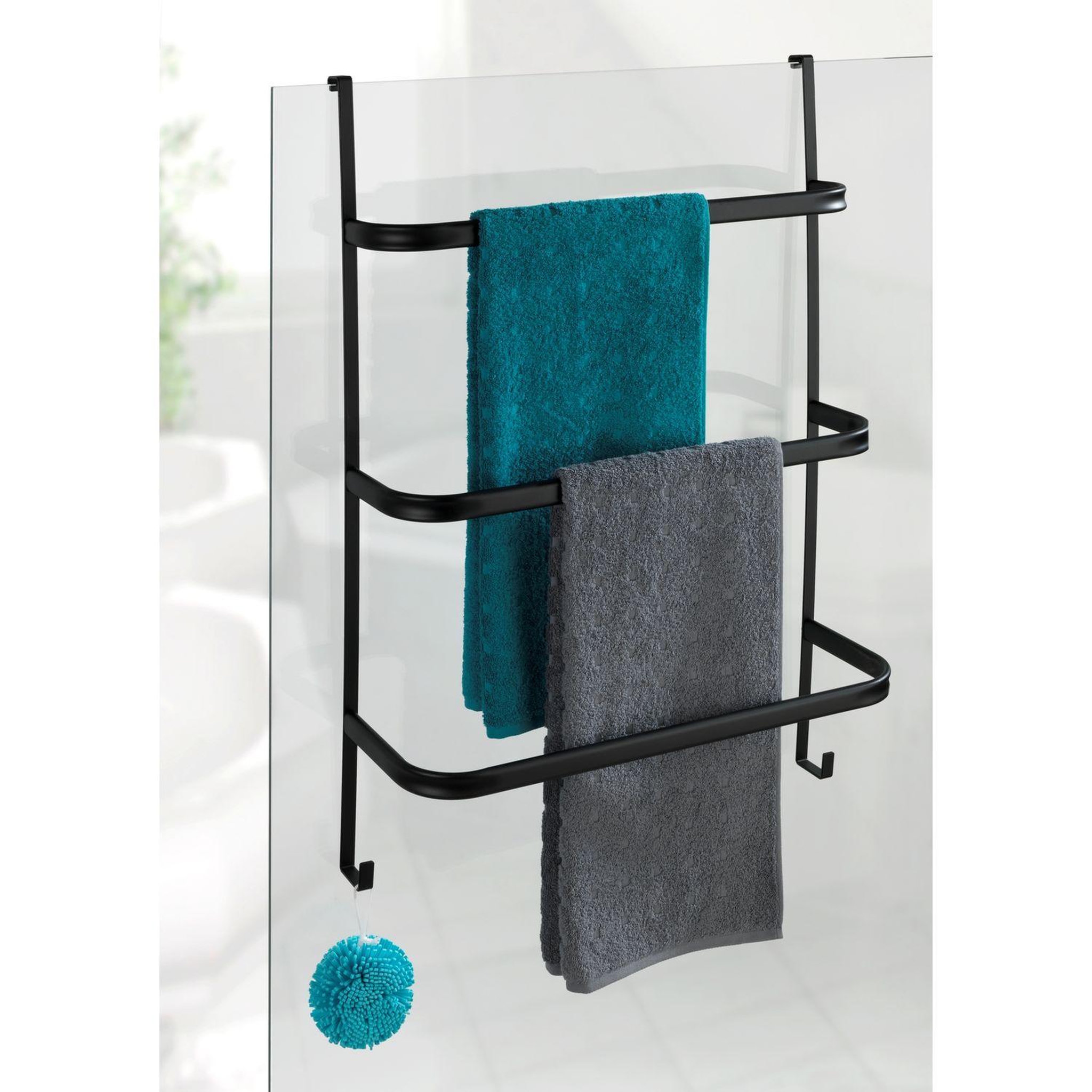 Voir la diapositive 5 : Wenko Porte-serviettes de porte design irpinia - l. 54 x h. 77 cm