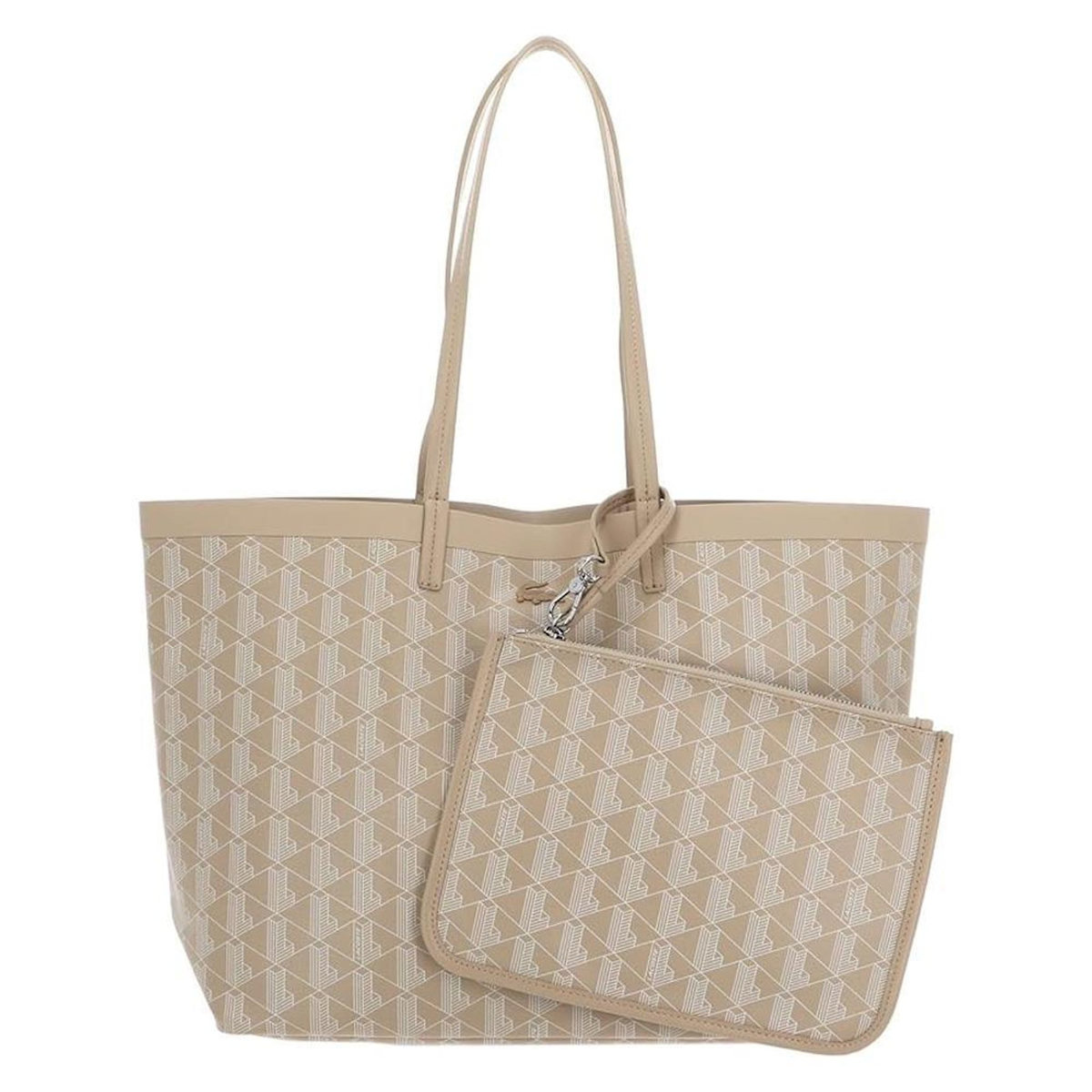 Lacoste Sac Cabas Beige Clair Femme Lacoste Zely