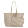 Voir la diapositive 1 : Lacoste Sac Cabas Beige Clair Femme Lacoste Zely