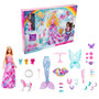 Voir la diapositive 2 : BARBIE Calendrier de l'avent Barbie Dreamtopia