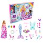 Voir la diapositive 2 : BARBIE Calendrier de l'avent Barbie Dreamtopia