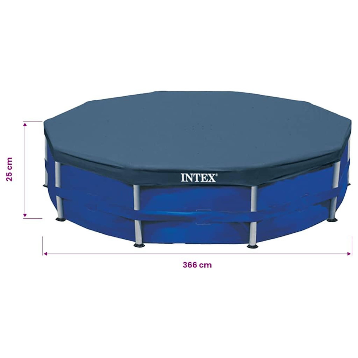 INTEX Intex Couverture de piscine ronde 366 cm 28031
