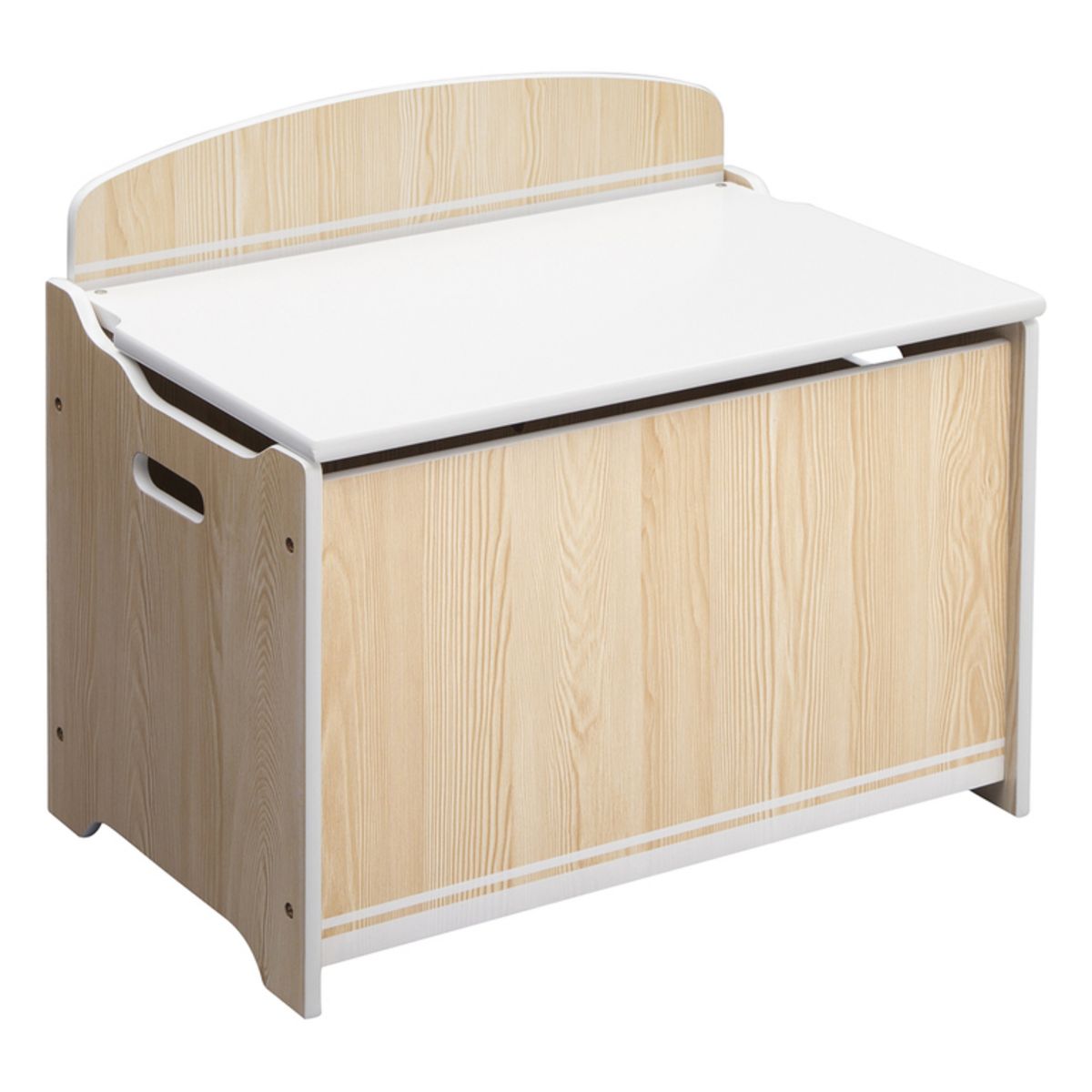  Coffre à jouets en bois TWIN