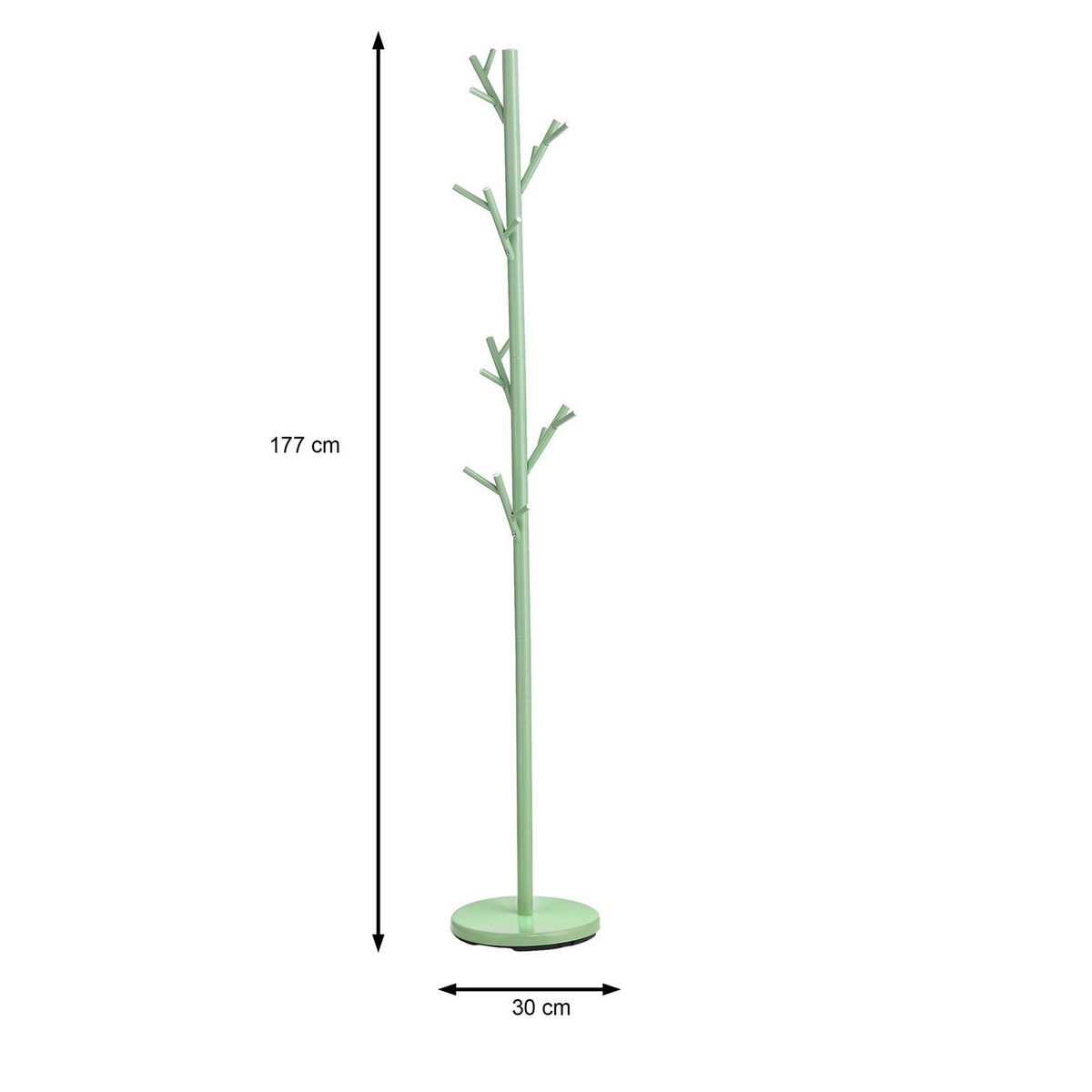 IDIMEX Porte-manteaux ZENO, en métal laqué