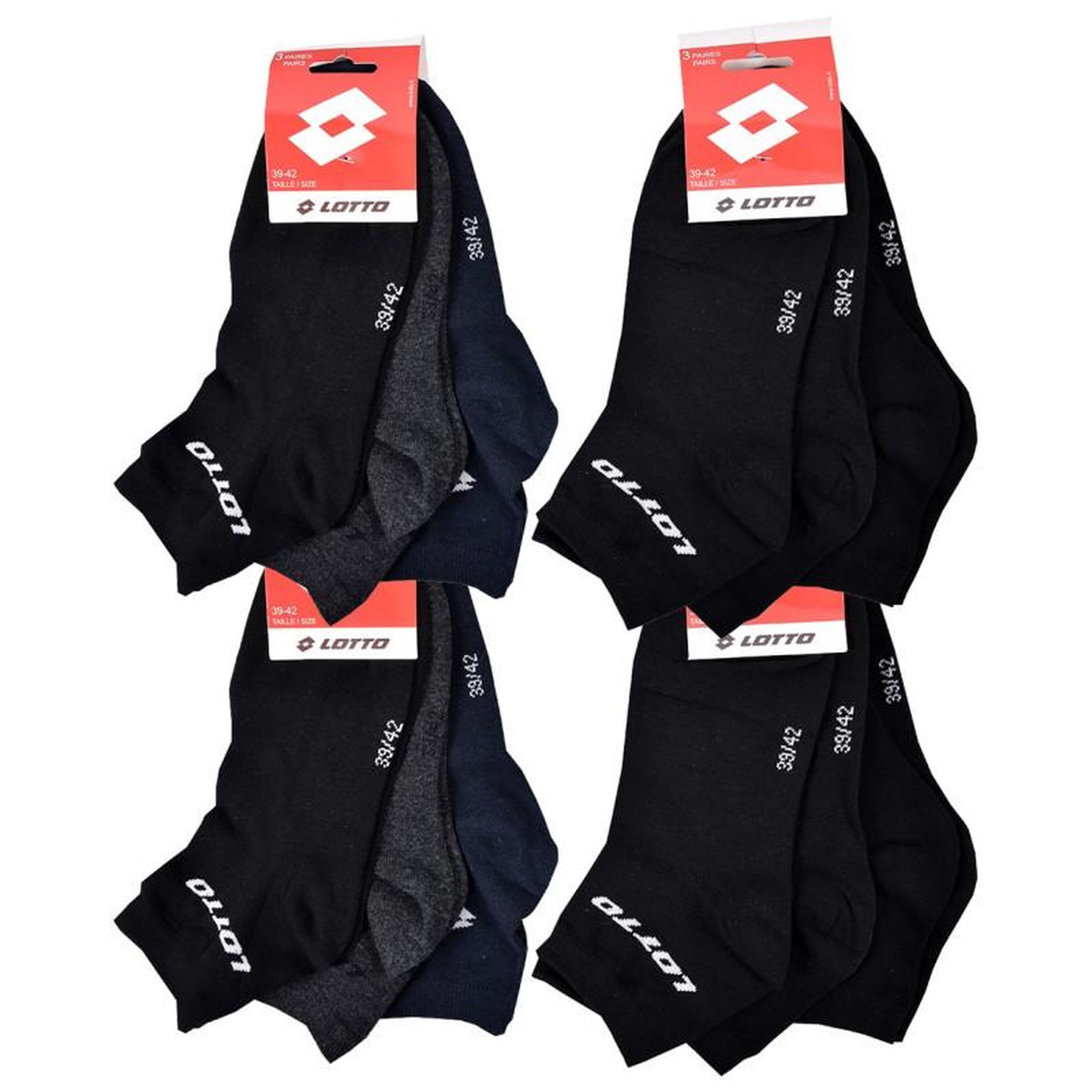 Voir la diapositive 3 : LOTTO Chaussettes Homme LOTTO