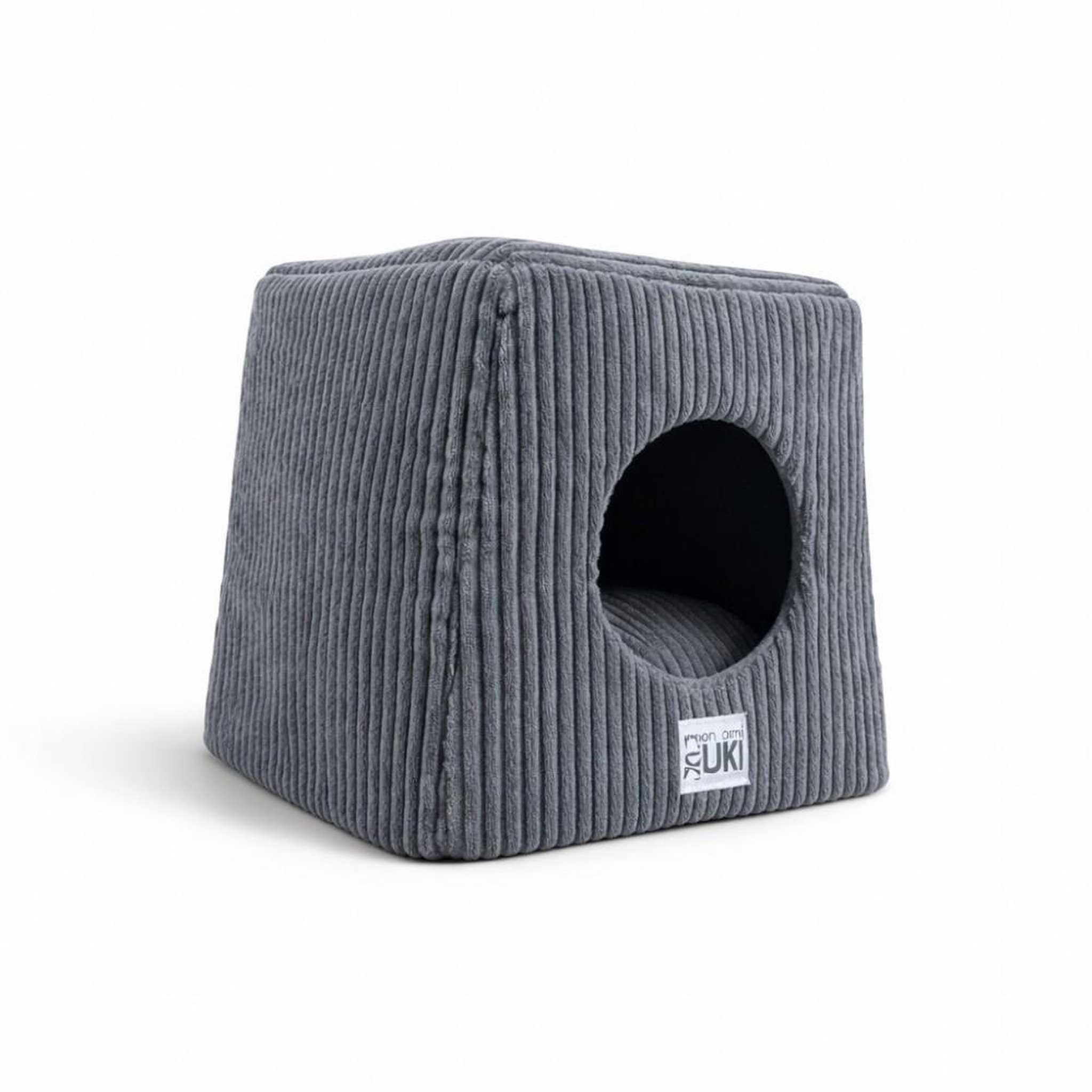 Voir la diapositive 2 : MON AMI LUKI Refuge forme cube antiderapant velours cotele pour chien et chat