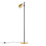 Paris Prix Lampadaire en Métal  Vifta  139cm Noir & Or