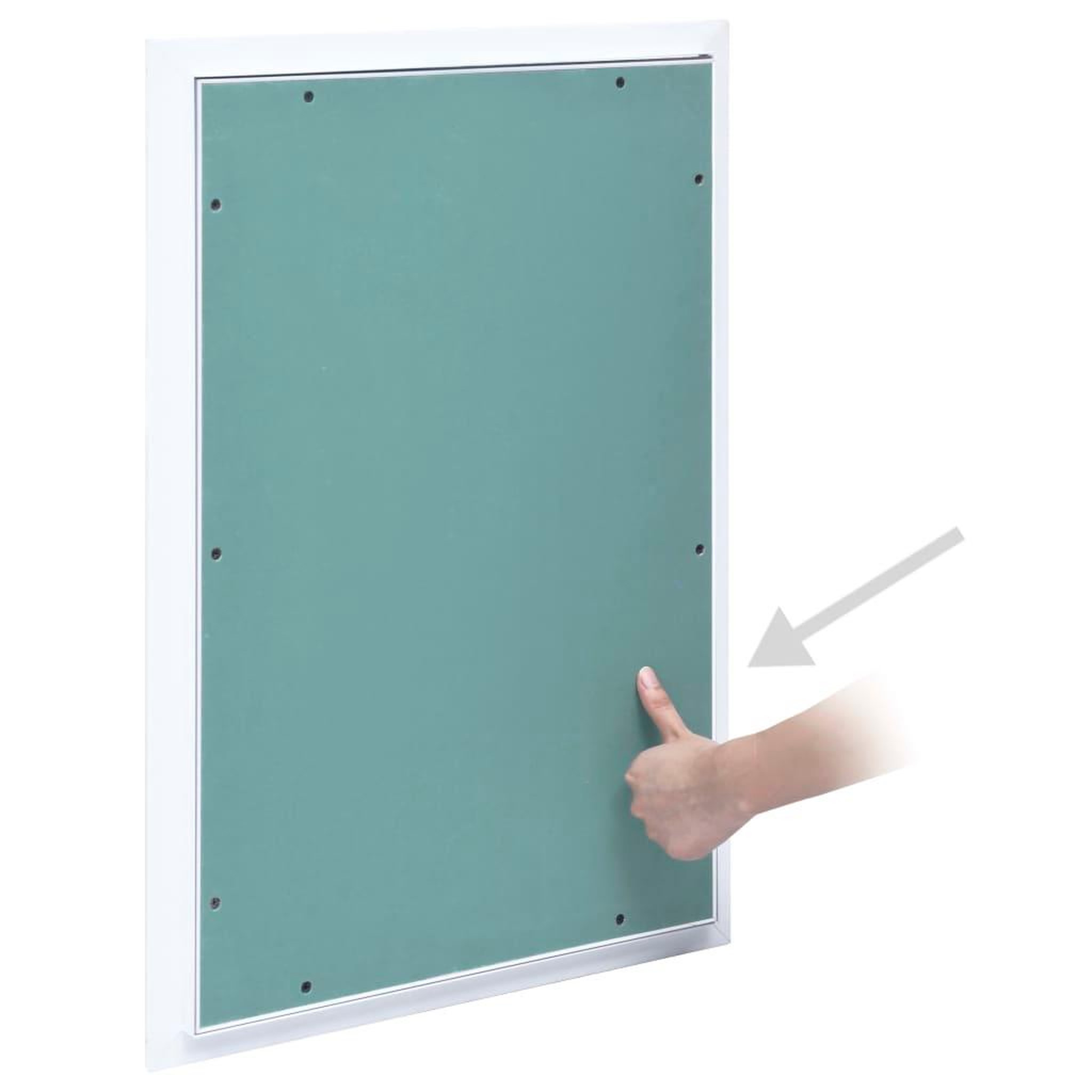Voir la diapositive 3 : VIDAXL Panneau d'acces Cadre en aluminium plaque de platre 300x600 mm