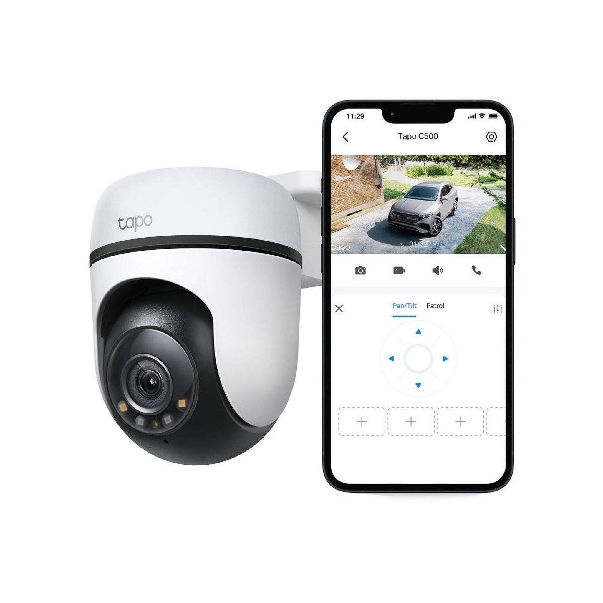 Voir la diapositive 3 : TP-LINK Caméra de surveillance tapo c500