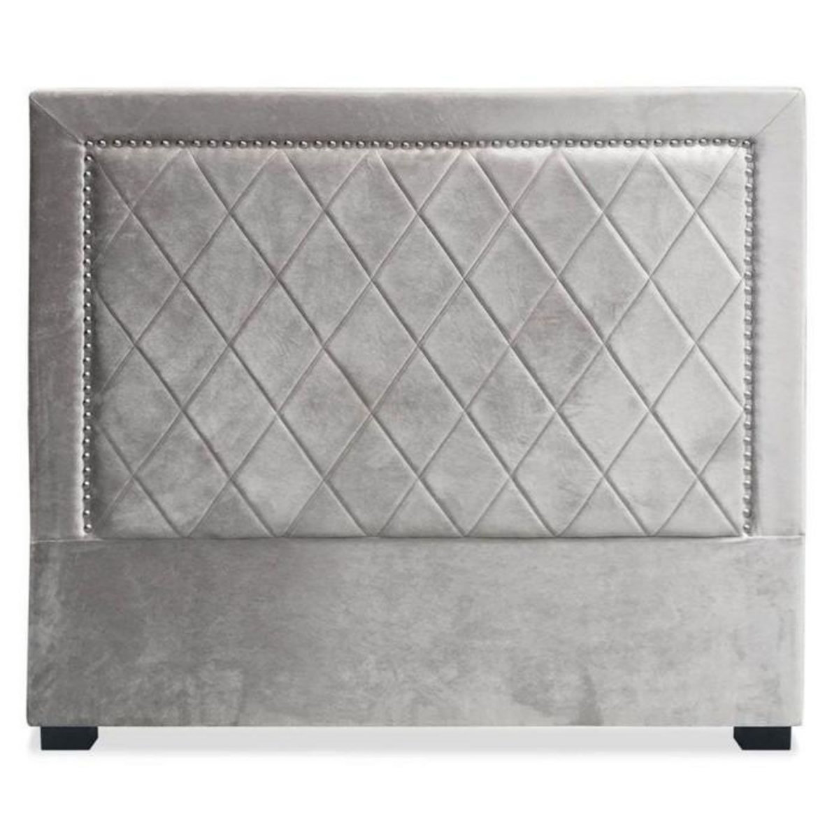 Paris Prix Tête de Lit Design en Velours  Sofia  140cm Argent